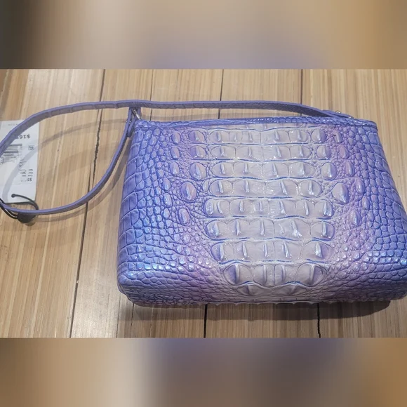 Brahmin Lorelei Shoulder Croc-Embossed Crossbody Bag - Picture 3 of 14